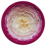 Ombreccino vanilla, creme, peach, baby pink, hot pink