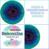 Ombreccino purple, midnight blue, seablue, abs!nthe