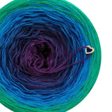 Ombreccino purple, midnight blue, seablue, abs!nthe