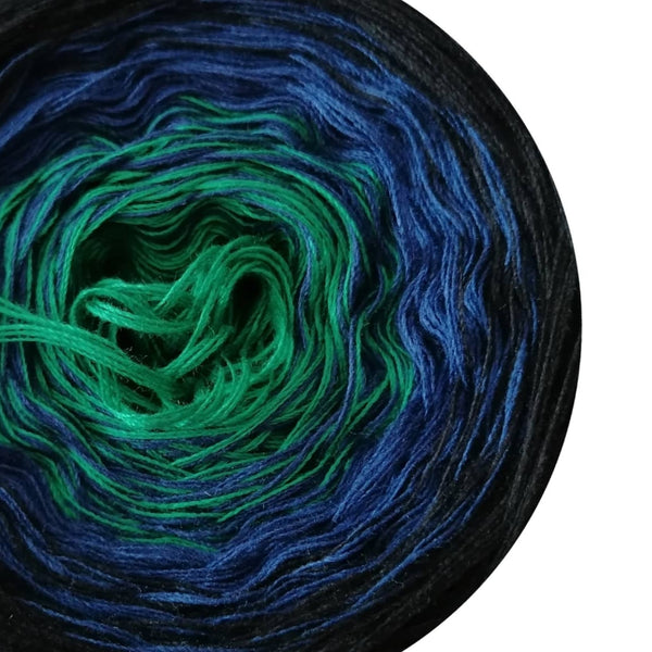 Ombreccino abs!nthe, midnight blue, black